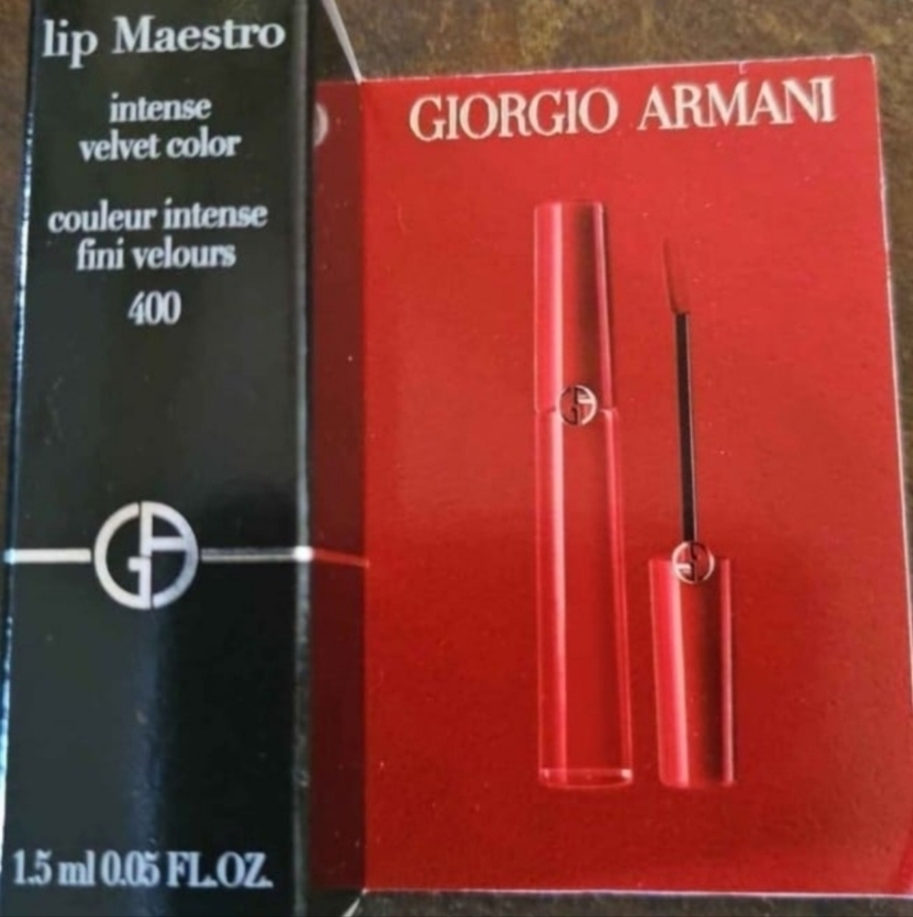 Giorgio Armani Lip Maestro Satin Lipstick Trial Size NIP